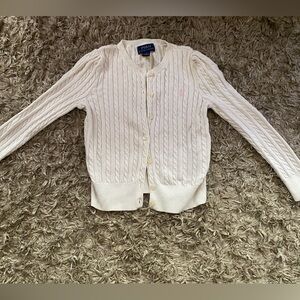 Polo Ralph Lauren little girls size 6 cable knit sweater